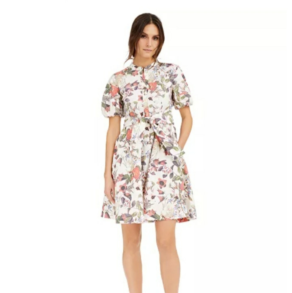 Inc International Concepts mini floral dress L